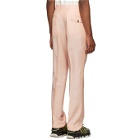 Lanvin Pink Mohair Pleated Trousers
