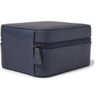 Rapport London - Hyde Park Zip-Around Leather Watch Box - Blue