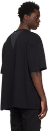 Raf Simons Black Paneled T-Shirt