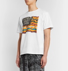 Sacai - Printed Cotton-Jersey T-Shirt - White