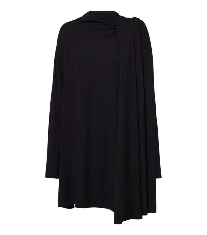 Photo: Toteme Draped scarf-detail jersey minidress