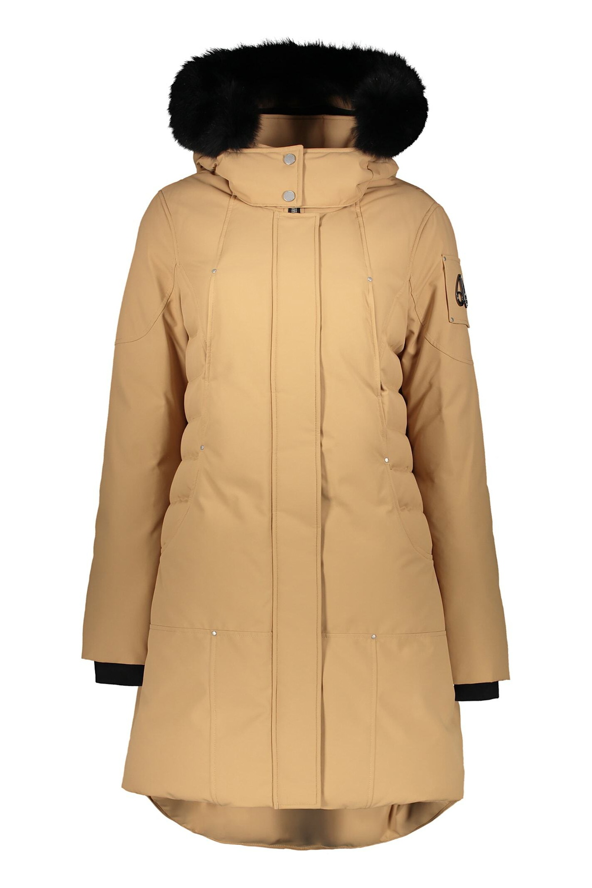 ダウンジャケット・コート Moose Knuckles Watershed 3 parka w/ gold details 80I-W2M003 Moose Knuckles Watershed 3 Parka Shearling Gold | Saks Fifth