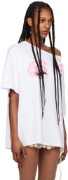 ALL-IN White Allina Eyes T-Shirt