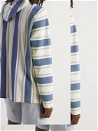Faherty - Biarritz Striped Cotton Hoodie - Blue