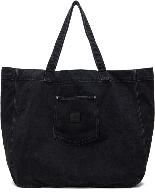 Photo: Carhartt Work In Progress Black Rivet Tote