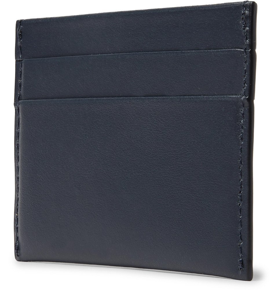 Mansur Gavriel - Leather Cardholder - Men - Midnight blue
