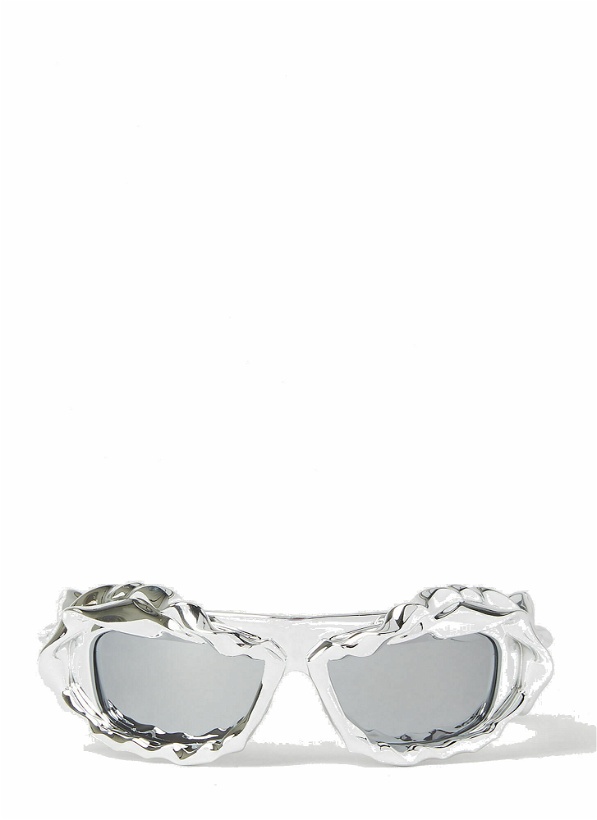 Photo: Ottolinger - Twisted Sunglasses in Silver