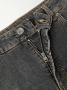 Etro - Roma Slim-Fit Straight-Leg Logo-Embroidered Jeans - Gray