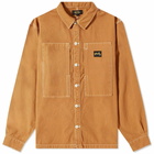 Stan Ray Men's Prison Overshirt in Brown Duck