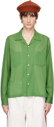 Bode Green Boxy Shirt