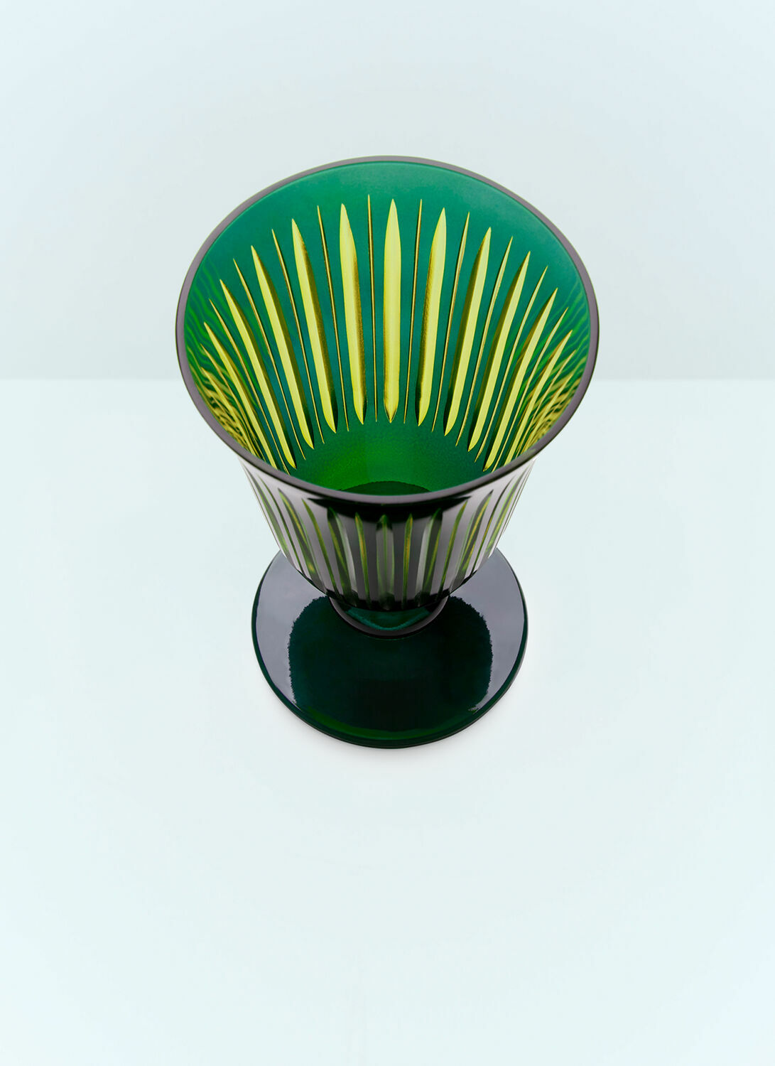 L'Objet Set Of Four Prism Wine Glasses