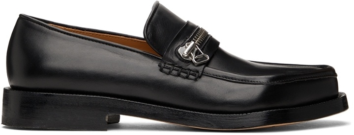 Photo: Magliano Leather Monster Zipped Loafers