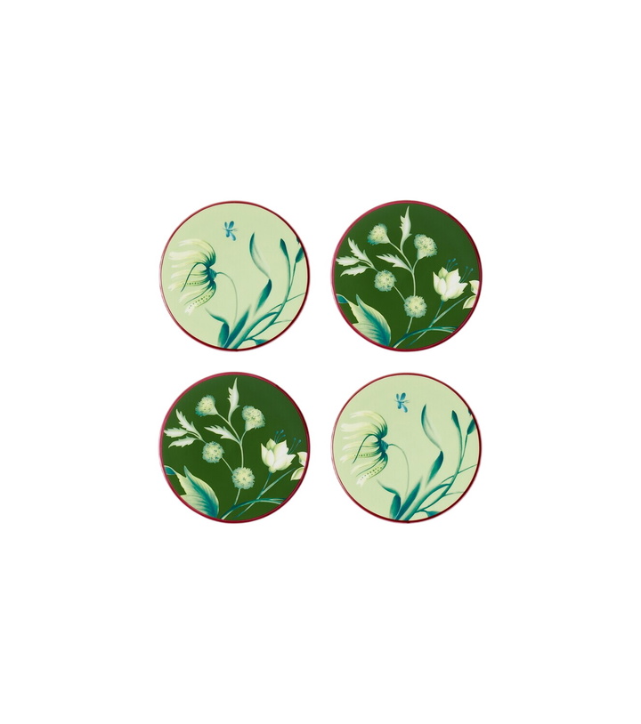 Photo: Ginori 1735 Oggetti set of 4 porcelain coasters