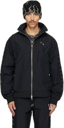 Thug Club Black Triple Line Stud Track Jacket