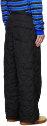 TAION Black Military Down Trousers