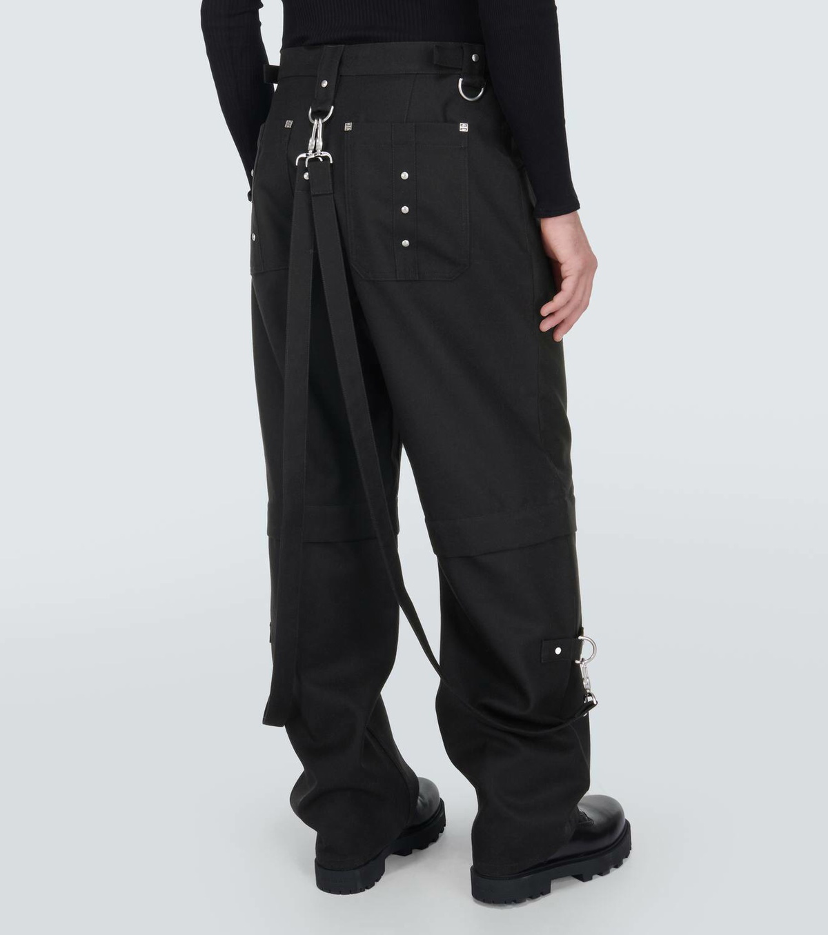 Givenchy Detachable wool pants with suspenders Givenchy