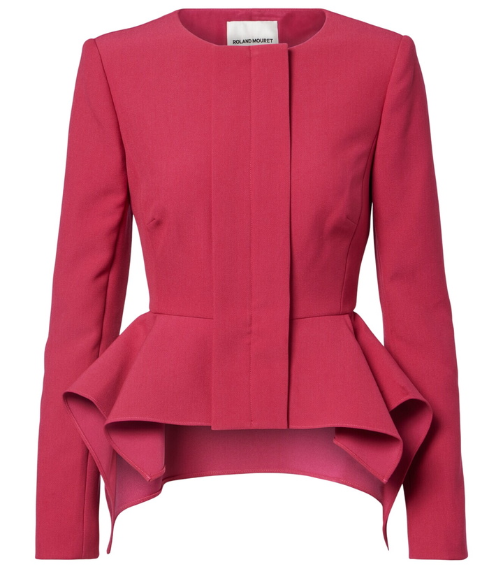 Photo: Roland Mouret Peplum crêpe jacket