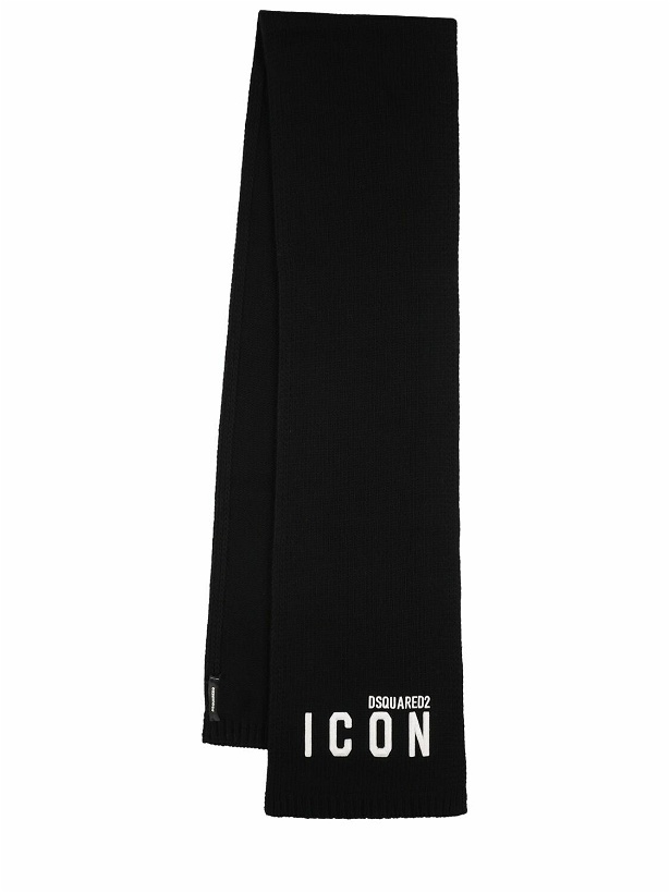 Photo: DSQUARED2 - Be Icon Knitted Scarf