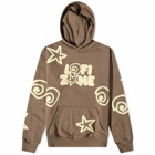 Lo-Fi Men's All Over Shapes Hoody in Washed Brown