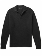 Saman Amel - Ribbed Cashmere Polo Shirt - Unknown
