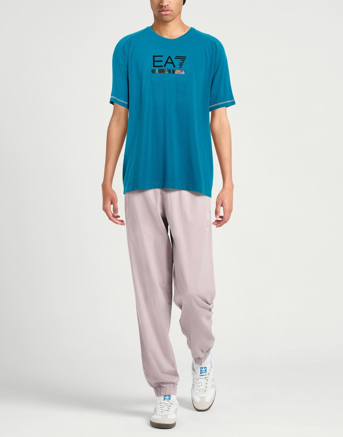 Ea7 Mens T-shirt Deep teal