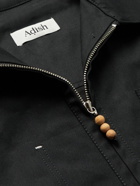 Adish - Qarnabeet Embroidered Cotton-Canvas Chore Jacket - Black
