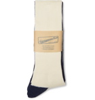 Anonymous Ism - Three-Pack Cotton-Blend Socks - Navy