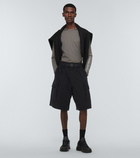 Y-3 - Utility buckled cargo shorts