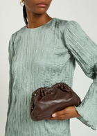 Mansur Gavriel Cloud Mini Leather Clutch - Chocolate - One Size