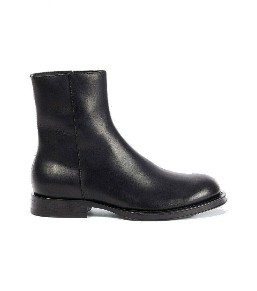 Photo: Lanvin Medley leather ankle boots
