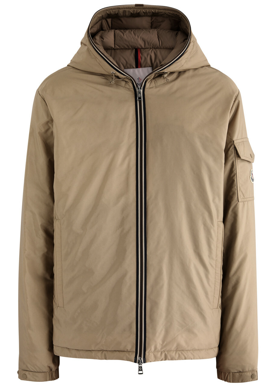 Moncler Evettes Hooded Nylon Jacket Beige Moncler