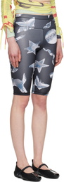 Chopova Lowena Black Workshop Bike Shorts