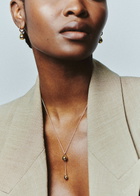 Otiumberg Lariat Pebble 14kt Gold Vermeil Necklace - One Size
