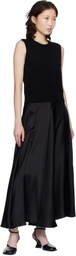 ANINE BING Black Christina Midi Skirt