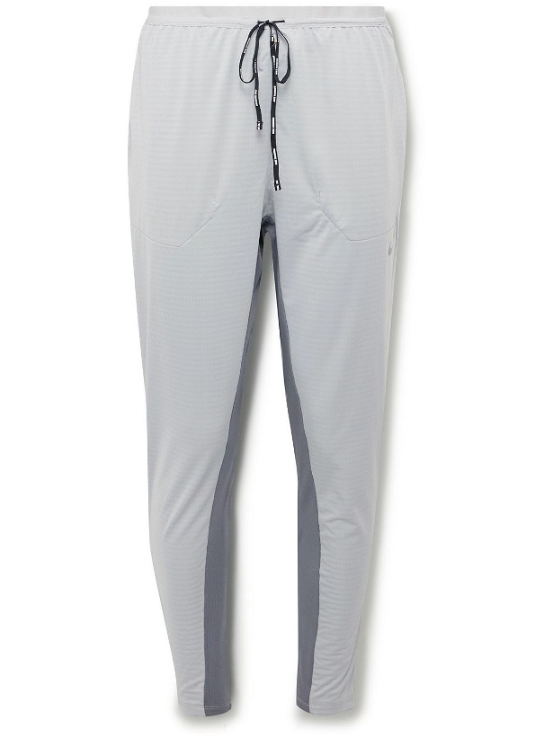 Photo: Nike Running - Phenom Elite Slim-Fit Tapered Recycled Dri-FIT Track Pants - Gray