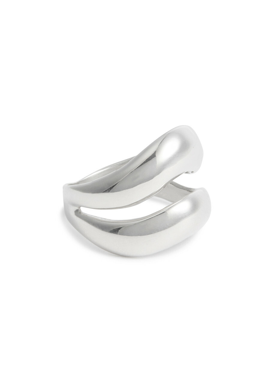 Agmes Double Wave Sterling Silver Ring