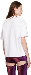 AREA White Mussel Flower T-Shirt