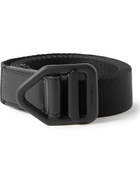 TOM FORD - 4cm Leather-Trimmed Canvas Belt - Black