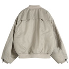 END. x Anglan Parachute Ruched Bomber Jacket in Grey 