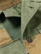 RRL - Infantry Patchwork Cotton Shirt - Green