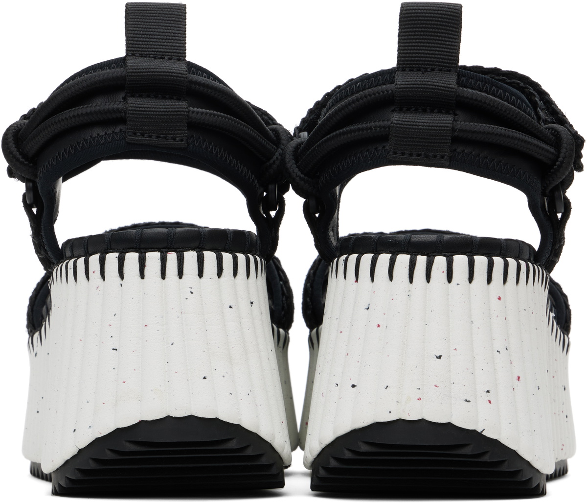 Nama Sandal With Wedge in Black main image 0