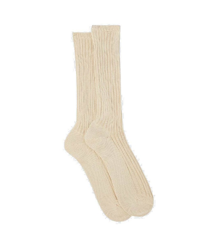 Photo: Auralee Cotton socks