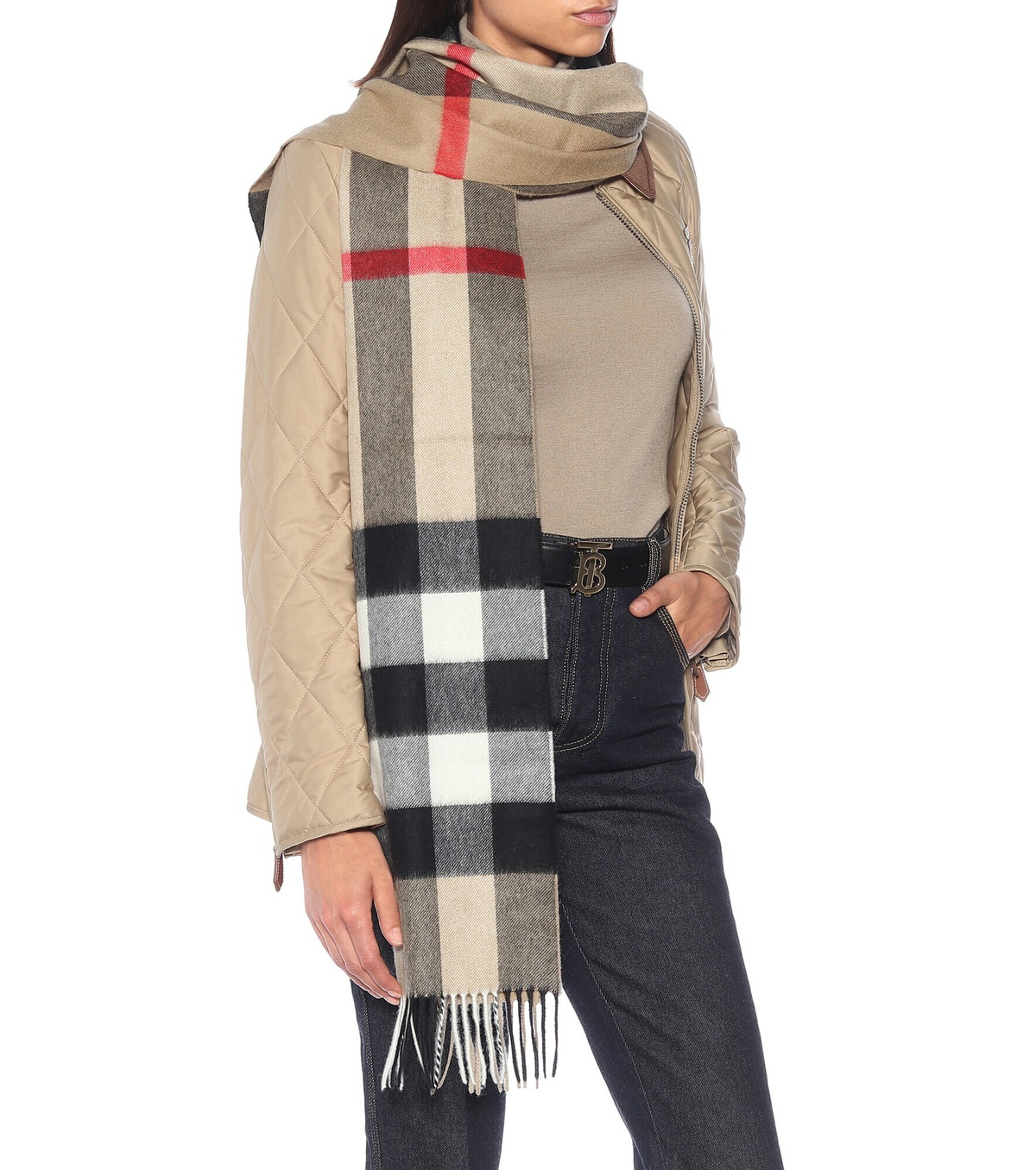 Burberry Mega Check cashmere scarf Burberry