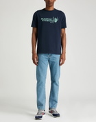 Maison Kitsuné Mens T-shirt in Navy