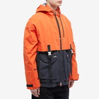 Loewe Men's Gore-Tex Parka Jacket in Orange/Black