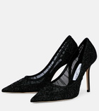 Jimmy Choo - Love 100 glitter pumps