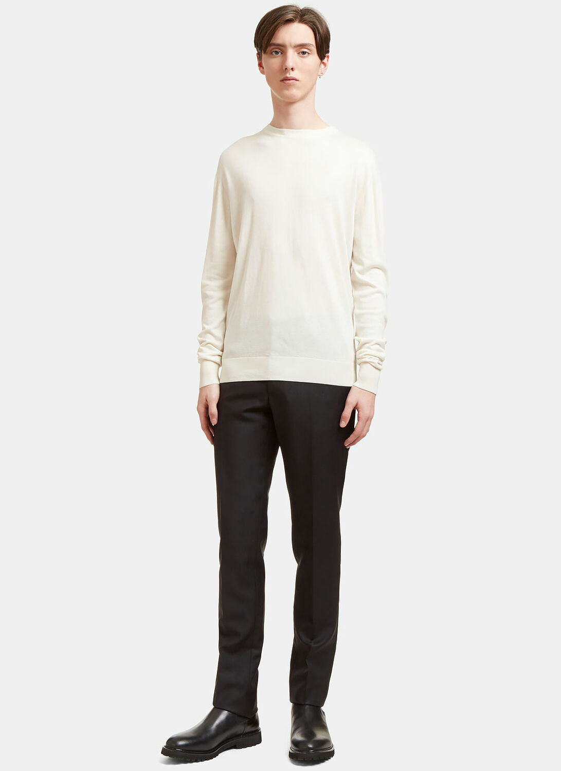Aiezen Silk and Cashmere-Blend Crewneck Sweater