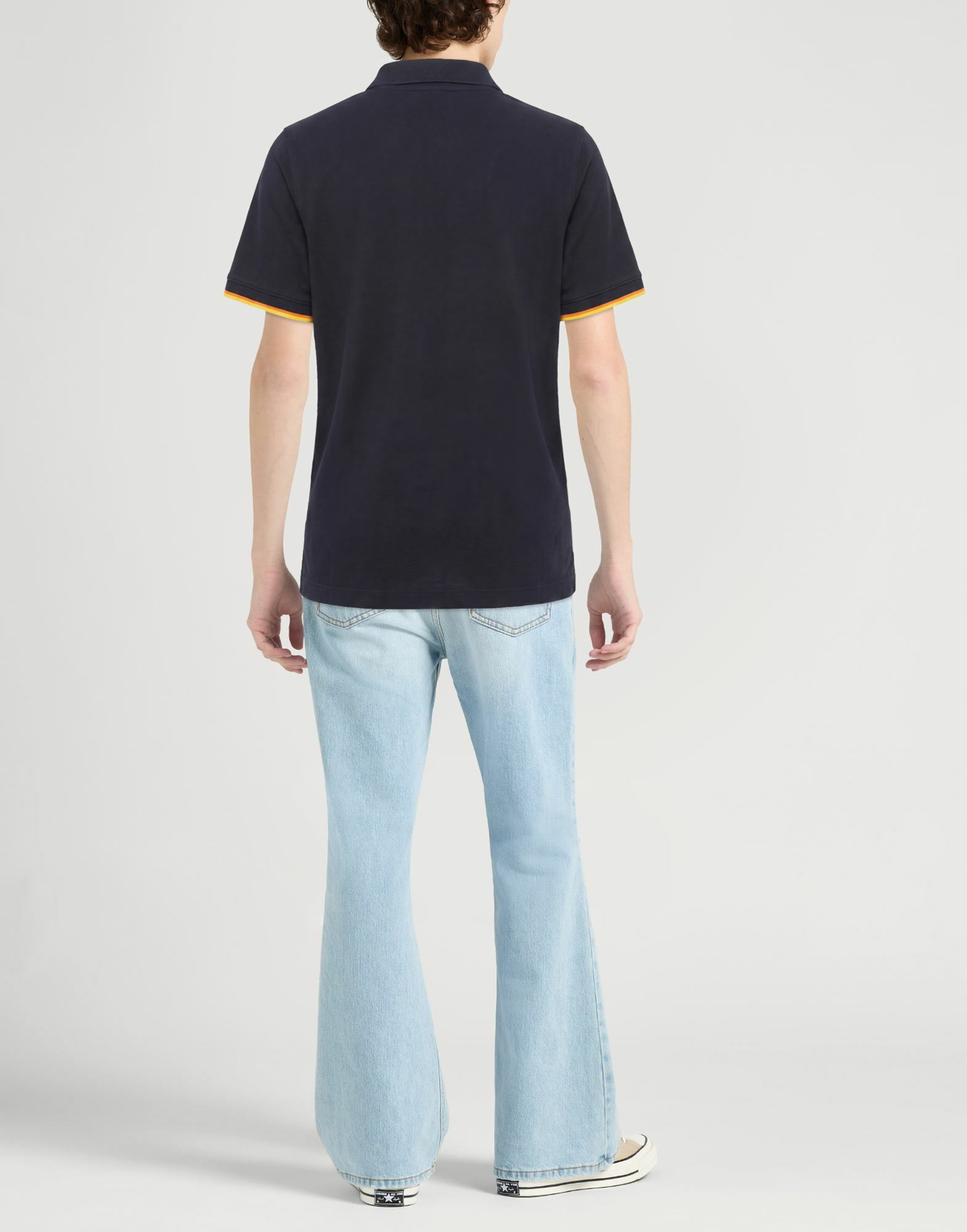 K-way Mens Polo shirt Midnight in Blue