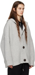 Trunk Project Gray Hooded Cardigan