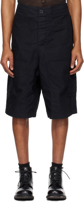 Photo: CASEY CASEY Black Mamo Cargo Shorts